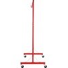 image:imageVEVOR Painting Rack 5 ft7 ft Adjustable Height 66 lbs Capacity Automotive Paint Stand 8 Hooks Drying Rack With 4 Swiveling Wheels Auto Body Stand for Repair Shops amp GarageRed