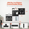image:imageVEVOR Pegboard Combination Kit 11 x 11 Plastic Pegboard 4 Panels Peg Board Wall Organizer Kit with Accessories for Garage Tool Storage Kitchen Living Room Craft Room Office Bathroom Home Black