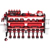 image:imageVEVOR Power Tool Organizer Wall Mount 3Layer Storage Rack with 4 Drill Holders Tools Holder and Storage Rack with Side Pegboards Garage Tool Organizer for Garage Workbench and Workshop4Layer 8 Drill
