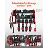 image:imageVEVOR Power Tool Organizer Wall Mount 3Layer Storage Rack with 4 Drill Holders Tools Holder and Storage Rack with Side Pegboards Garage Tool Organizer for Garage Workbench and Workshop3Layer 4 Drill