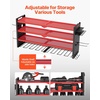 image:imageVEVOR Power Tool Organizer Wall Mount 3Layer Storage Rack with 4 Drill Holders Tools Holder and Storage Rack with Side Pegboards Garage Tool Organizer for Garage Workbench and Workshop4Layer 8 Drill