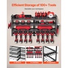 image:imageVEVOR Power Tool Organizer Wall Mount 4Layer Storage Rack with 4 Drill Holders Tools Holder and Storage Rack with Screwdriver Holder Garage Tool Organizer for Garage Workbench and Workshop4Layer 8 Drill