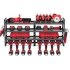 image:imageVEVOR Power Tool Organizer Wall Mount 4Layer Storage Rack with 4 Drill Holders Tools Holder and Storage Rack with Screwdriver Holder Garage Tool Organizer for Garage Workbench and Workshop4Layer 8 Drill
