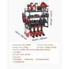 image:imageVEVOR Power Tool Organizer Wall Mount 4Layer Storage Rack with 4 Drill Holders Tools Holder and Storage Rack with Screwdriver Holder Garage Tool Organizer for Garage Workbench and Workshop4Layer 4 Drill
