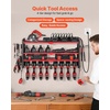 image:imageVEVOR Power Tool Organizer with Charging Station 3Layer Drill Storage Rack with 4 Drill Holders amp Side Pegboard Garage Tool Organizer Built in 8 Outlet Power Strips for Garage Workbench Workshop4Layer 8 Drill