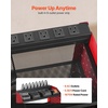 image:imageVEVOR Power Tool Organizer with Charging Station 3Layer Drill Storage Rack with 4 Drill Holders amp Side Pegboard Garage Tool Organizer Built in 8 Outlet Power Strips for Garage Workbench Workshop3Layer 4 Drill