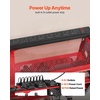 image:imageVEVOR Power Tool Organizer with Charging Station 3Layer Drill Storage Rack with 4 Drill Holders amp Side Pegboard Garage Tool Organizer Built in 8 Outlet Power Strips for Garage Workbench Workshop4Layer 8 Drill