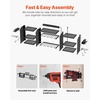 image:imageVEVOR Power Tool Organizer with Charging Station 3Layer Power Tool Battery Storage Rack with 558 ft Power Strip 8 Drill Holders amp 8 Outlets Garage Tool Organizer for Garage Workbench WorkshopEclectic