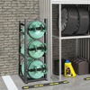image:imageVEVOR Refrigerant Tank Rack with 3 x 3050lb Bottle Tanks Cylinder Tank Rack 1464x1397x4606 in Refrigerant Cylinder Rack Gas Cylinder Racks and Holders for Freon Gases Oxygen Nitrogen1299 x 1279 x 3295