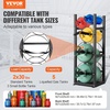 image:imageVEVOR Refrigerant Tank Rack with 3 x 3050lb Bottle Tanks Cylinder Tank Rack 1464x1397x4606 in Refrigerant Cylinder Rack Gas Cylinder Racks and Holders for Freon Gases Oxygen Nitrogen1299 x 1279 x 3649