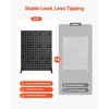 image:imageVEVOR Rotating Pegboard Display Stand 74 x 74 x 17 in 4Sided Spinning Peg Board Display with 24 Hooks Thickened ColdRolled Steel Craft Rack Organizer for Grocery Retail Store Jewelry Shop Black2 PCS