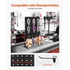 image:imageVEVOR Rotating Pegboard Display Stand 74 x 74 x 17 in 4Sided Spinning Peg Board Display with 24 Hooks Thickened ColdRolled Steel Craft Rack Organizer for Grocery Retail Store Jewelry Shop Black2 PCS