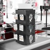image:imageVEVOR Rotating Pegboard Display Stand 74 x 74 x 17 in 4Sided Spinning Peg Board Display with 24 Hooks Thickened ColdRolled Steel Craft Rack Organizer for Grocery Retail Store Jewelry Shop Blackrotating
