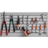 image:imageVEVOR Slat Wall Paneling 2 x 4 ft PVC Garage Slatwall with Modular Design Grey Slat Wall EasytoInstall Adjustable Slatwall Panel with Coupling Structure amp DIY Cutting Fits for Storage amp Display