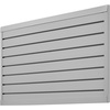 image:imageVEVOR Slat Wall Paneling 2 x 4 ft PVC Garage Slatwall with Modular Design Grey Slat Wall EasytoInstall Adjustable Slatwall Panel with Coupling Structure amp DIY Cutting Fits for Storage amp Display
