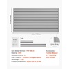 image:imageVEVOR Slat Wall Paneling 2 x 4 ft PVC Garage Slatwall with Modular Design Grey Slat Wall EasytoInstall Adjustable Slatwall Panel with Coupling Structure amp DIY Cutting Fits for Storage amp Display