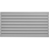 image:imageVEVOR Slat Wall Paneling 2 x 4 ft PVC Garage Slatwall with Modular Design Grey Slat Wall EasytoInstall Adjustable Slatwall Panel with Coupling Structure amp DIY Cutting Fits for Storage amp Display