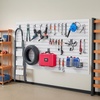 image:imageVEVOR Slat Wall Paneling 8 x 4 ft PVC Garage Slatwall with Accessories Grey Slat Wall EasytoInstall Adjustable Slatwall Panel with Coupling Structure amp DIY Cutting Fits for Storage amp DisplayWhite