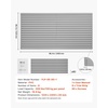 image:imageVEVOR Slat Wall Paneling 8 x 4 ft PVC Garage Slatwall with Accessories Grey Slat Wall EasytoInstall Adjustable Slatwall Panel with Coupling Structure amp DIY Cutting Fits for Storage amp DisplayGray
