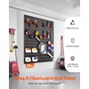 image:imageVEVOR Slatwall Panel 16 sqft Versatile Durable Slat Wall Panel with MDF Material amp 3 in Groove Aesthetic Easy to Clean Slat Wall Panel with Melamine Surface Fit for Bicycles Hammers etcBlack