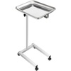 image:imageVEVOR Stainless Steel Salon Tray Adjustable Height Mayo Stand Medical Tray Tattoo Tray Lab Cart with 2 Cups and Metal Ring for SPA Clinic Personal Care Lab Hospital DentistryMayo Tray