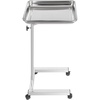 image:imageVEVOR Stainless Steel Salon Tray Adjustable Height Mayo Stand Medical Tray Tattoo Tray Lab Cart with 2 Cups and Metal Ring for SPA Clinic Personal Care Lab Hospital DentistryMayo Tray
