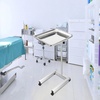 image:imageVEVOR Stainless Steel Salon Tray Adjustable Height Mayo Stand Medical Tray Tattoo Tray Lab Cart with 2 Cups and Metal Ring for SPA Clinic Personal Care Lab Hospital DentistryMayo Tray