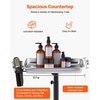 image:imageVEVOR Stainless Steel Salon Tray Adjustable Height Mayo Stand Medical Tray Tattoo Tray Lab Cart with 2 Cups and Metal Ring for SPA Clinic Personal Care Lab Hospital DentistrySalon Tray
