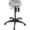 image:imageVEVOR Stainless Steel Salon Tray Adjustable Height Mayo Stand Medical Tray Tattoo Tray Lab Cart with 2 Cups and Metal Ring for SPA Clinic Personal Care Lab Hospital DentistrySalon Tray