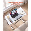 image:imageVEVOR Standing Desk Adjustable Height Mobile Stand Up Desk 360 Tilting Desktop 32 x 16 in Small Computer Sit Stand Rolling Workstation wHook Lockable Casters 551 lbs Capacity for Home Office