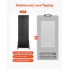 image:imageVEVOR Standing Pegboard Display 236 x 63 in Pegboard Display Stand with Swivel Casters and 30 Hooks Thickened ColdRolled Steel Peg Board Panel for Grocery Retail Store and Jewelry Shop BlackStorage Style