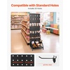image:imageVEVOR Standing Pegboard Display 236 x 63 in Pegboard Display Stand with Swivel Casters and 30 Hooks Thickened ColdRolled Steel Peg Board Panel for Grocery Retail Store and Jewelry Shop BlackStorage Style
