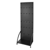image:imageVEVOR Standing Pegboard Display 236 x 63 in Pegboard Display Stand with Swivel Casters and 30 Hooks Thickened ColdRolled Steel Peg Board Panel for Grocery Retail Store and Jewelry Shop BlackStorage Style
