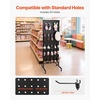 image:imageVEVOR Standing Pegboard Display 236 x 63 in Pegboard Display Stand with Swivel Casters and 30 Hooks Thickened ColdRolled Steel Peg Board Panel for Grocery Retail Store and Jewelry Shop BlackStandard Style