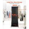 image:imageVEVOR Standing Pegboard Display 236 x 63 in Pegboard Display Stand with Swivel Casters and 30 Hooks Thickened ColdRolled Steel Peg Board Panel for Grocery Retail Store and Jewelry Shop BlackStorage Style
