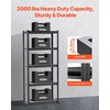 image:imageVEVOR Storage Shelves 5Tier Adjustable 3000 lbs Capacity Heavy Duty Garage Storage Shelving Unit Metal Utility Rack Shelf for Garage Warehouse Basement Kitchen 3642 W x 1642 D x 7138 H16 D x 32 W x 72 H