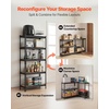 image:imageVEVOR Storage Shelves 5Tier Adjustable 3000 lbs Capacity Heavy Duty Garage Storage Shelving Unit Metal Utility Rack Shelf for Garage Warehouse Basement Kitchen 3642 W x 1642 D x 7138 H12 D x 28 W x 60 H
