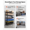 image:imageVEVOR Storage Shelves 5Tier Adjustable 3000 lbs Capacity Heavy Duty Garage Storage Shelving Unit Metal Utility Rack Shelf for Garage Warehouse Basement Kitchen 3642 W x 1642 D x 7138 H2435 D x 4837 W x 7138 H