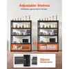 image:imageVEVOR Storage Shelves 5Tier Adjustable 3000 lbs Capacity Heavy Duty Garage Storage Shelving Unit Metal Utility Rack Shelf for Garage Warehouse Basement Kitchen 3642 W x 1642 D x 7138 H24 D x 48 W x 72 H