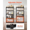 image:imageVEVOR Storage Shelves 5Tier Adjustable 3000 lbs Capacity Heavy Duty Garage Storage Shelving Unit Metal Utility Rack Shelf for Garage Warehouse Basement Kitchen 3642 W x 1642 D x 7138 H16 D x 32 W x 63 H