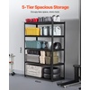 image:imageVEVOR Storage Shelves 5Tier Adjustable 3000 lbs Capacity Heavy Duty Garage Storage Shelving Unit Metal Utility Rack Shelf for Garage Warehouse Basement Kitchen 3642 W x 1642 D x 7138 H24 D x 48 W x 72 H