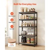 image:imageVEVOR Storage Shelves 5Tier Adjustable 3000 lbs Capacity Heavy Duty Garage Storage Shelving Unit Metal Utility Rack Shelf for Garage Warehouse Basement Kitchen 3642 W x 1642 D x 7138 H1807 D x 3634 W x 7138 H