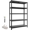image:imageVEVOR Storage Shelves 5Tier Adjustable 3000 lbs Capacity Heavy Duty Garage Storage Shelving Unit Metal Utility Rack Shelf for Garage Warehouse Basement Kitchen 3642 W x 1642 D x 7138 H18 D x 48 W x 72 H