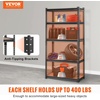 image:imageVEVOR Storage Shelves 5Tier Adjustable 3000 lbs Capacity Heavy Duty Garage Storage Shelving Unit Metal Utility Rack Shelf for Garage Warehouse Basement Kitchen 3642 W x 1642 D x 7138 H12D x 30W x 60H