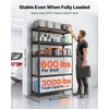 image:imageVEVOR Storage Shelves 5Tier Adjustable 3000 lbs Capacity Heavy Duty Garage Storage Shelving Unit Metal Utility Rack Shelf for Garage Warehouse Basement Kitchen 3642 W x 1642 D x 7138 H2435 D x 4837 W x 7138 H