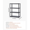 image:imageVEVOR Storage Shelves 5Tier Adjustable 3000 lbs Capacity Heavy Duty Garage Storage Shelving Unit Metal Utility Rack Shelf for Garage Warehouse Basement Kitchen 3642 W x 1642 D x 7138 H20 D x 40 W x 57 H