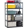 image:imageVEVOR Storage Shelves 5Tier Adjustable 3000 lbs Capacity Heavy Duty Garage Storage Shelving Unit Metal Utility Rack Shelf for Garage Warehouse Basement Kitchen 3642 W x 1642 D x 7138 H24 D x 48 W x 72 H