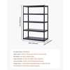 image:imageVEVOR Storage Shelves 5Tier Adjustable 3000 lbs Capacity Heavy Duty Garage Storage Shelving Unit Metal Utility Rack Shelf for Garage Warehouse Basement Kitchen 3642 W x 1642 D x 7138 H24 D x 48 W x 72 H