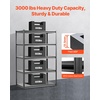 image:imageVEVOR Storage Shelves 5Tier Adjustable 3000 lbs Capacity Heavy Duty Garage Storage Shelving Unit Metal Utility Rack Shelf for Garage Warehouse Basement Kitchen 3642 W x 1642 D x 7138 H24 D x 48 W x 72 H