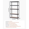 image:imageVEVOR Storage Shelves 5Tier Adjustable 3000 lbs Capacity Heavy Duty Garage Storage Shelving Unit Metal Utility Rack Shelf for Garage Warehouse Basement Kitchen 3642 W x 1642 D x 7138 H16 D x 36 W x 714